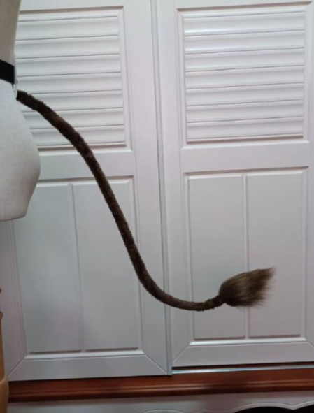 Poseable Long Lion Tail Fursuit Cosplay Costume Bendable Wire Prop Custom
