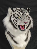 Custom Roaring Realistic White Tiger Fursuit Head Fursuit Mask