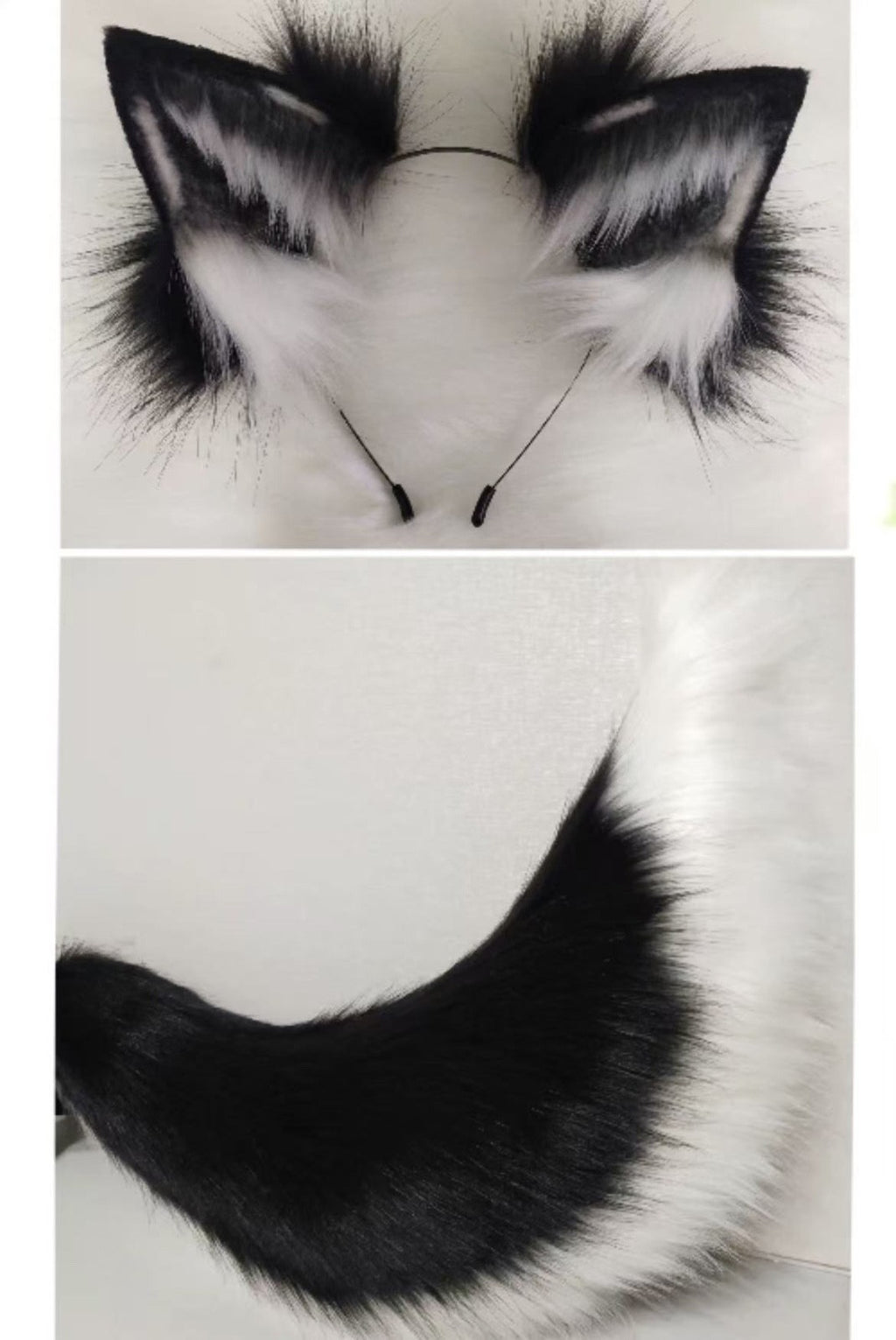 Fluffy Fox Cat Cosplay Tail & Ears Set 80cm