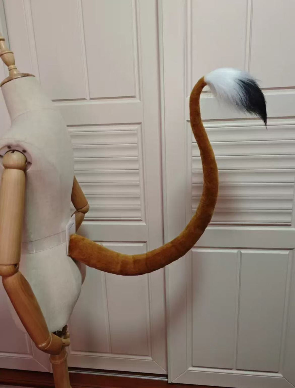 Poseable Long Lion Tail Fursuit Cosplay Costume Bendable Wire Prop Custom
